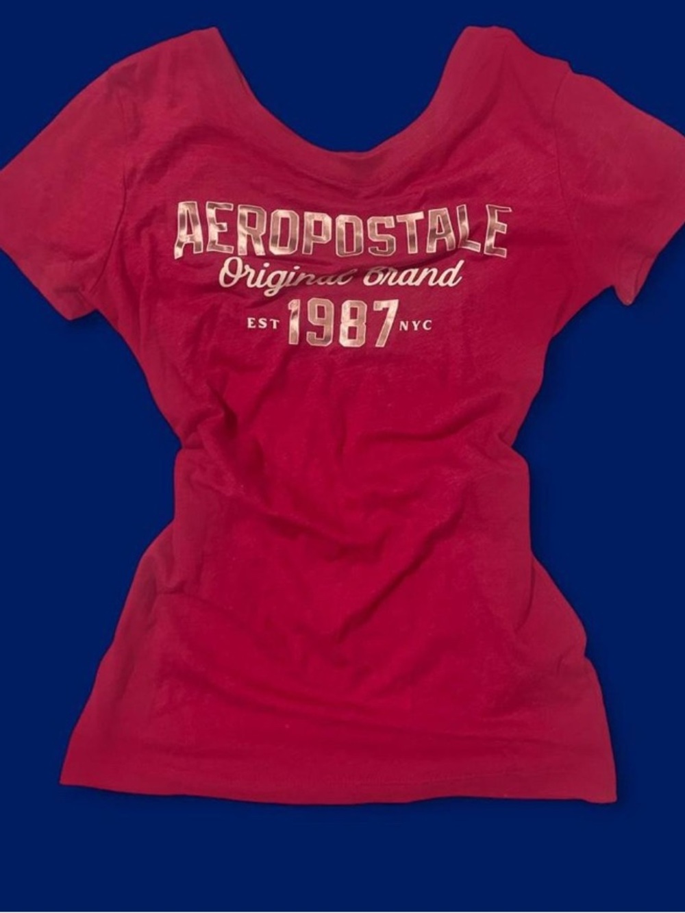 Vintage Aeropostale red baby tee